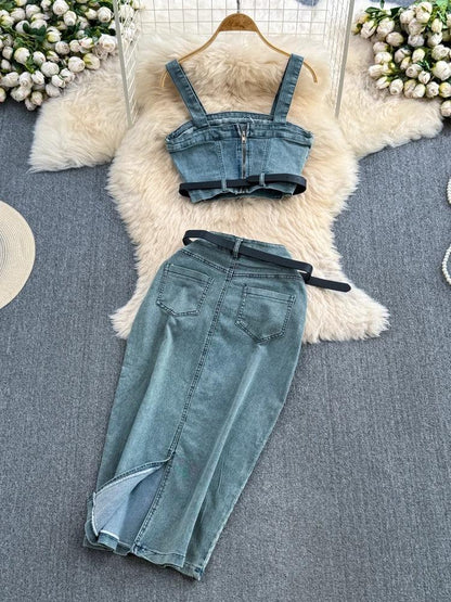 Elizabeth Denim Set - 24th Spoke