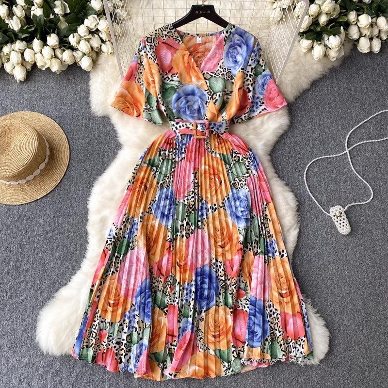 Serena Summer Printed Dress - 24th Spoke