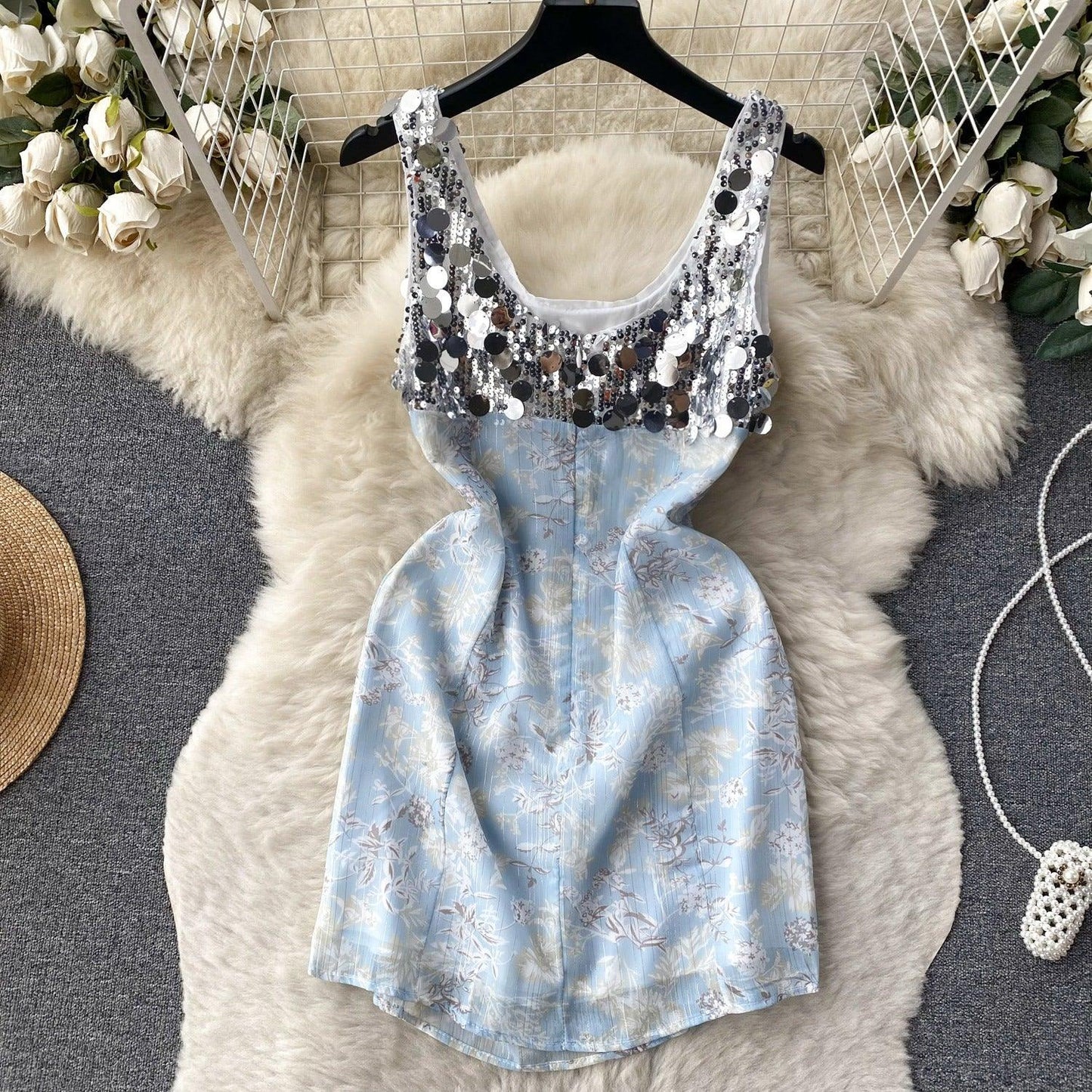 Claire Summer Sequin Dress - 24th Spoke