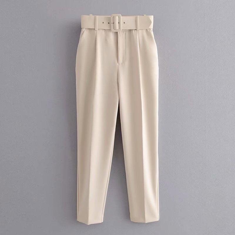 Ananya Zara Trouser With Belt - 24th Spoke