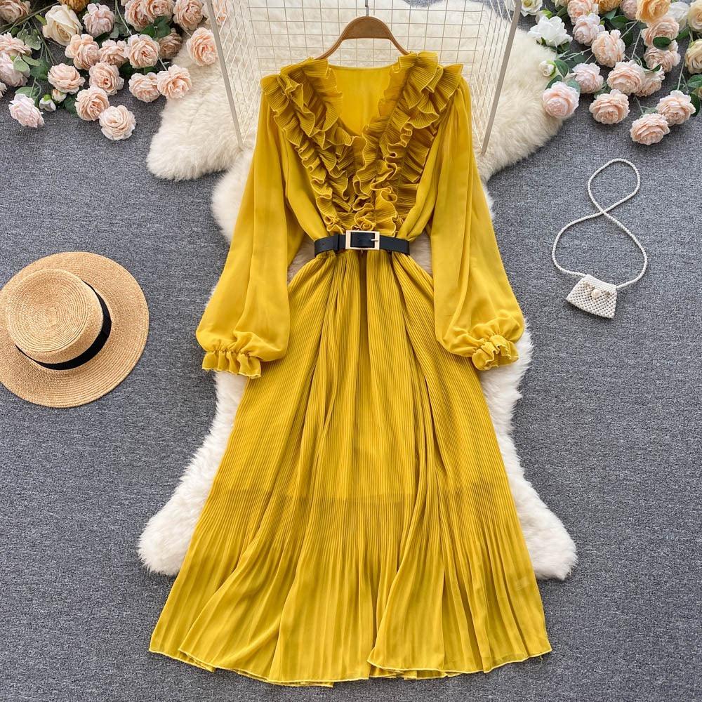 Hailee V Neck Summer Long Midi Dress - 24th Spoke