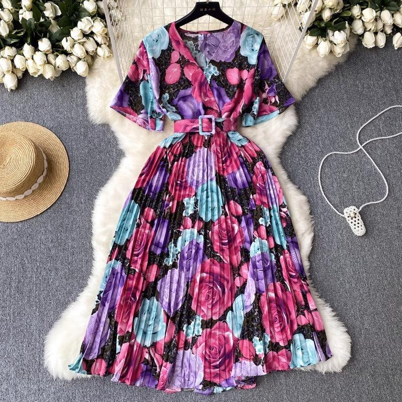 Serena Summer Printed Dress - 24th Spoke