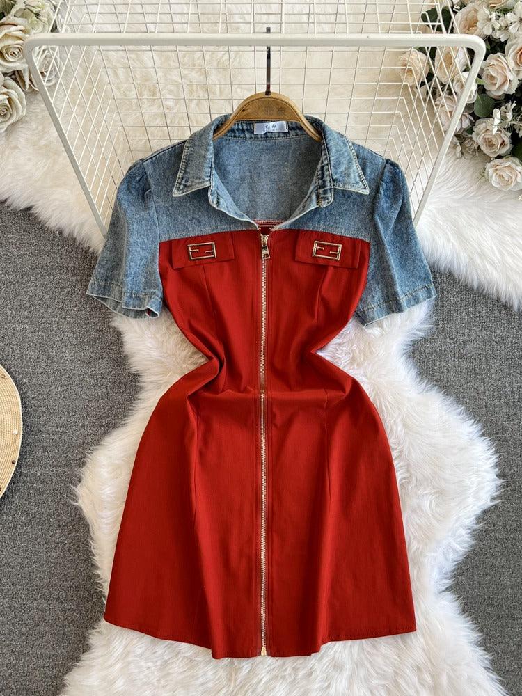 Jessica Summer Denim A Line Dress