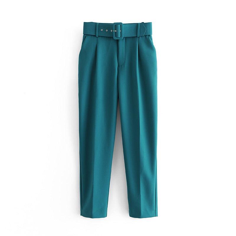 Ananya Zara Trouser With Belt - 24th Spoke