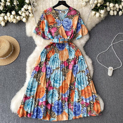 Serena Summer Printed Dress - 24th Spoke