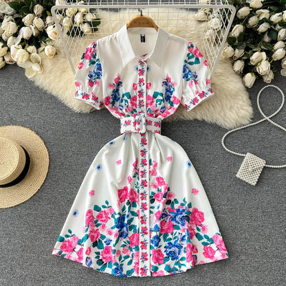 Nicole Summer Floral Dress - 24th Spoke