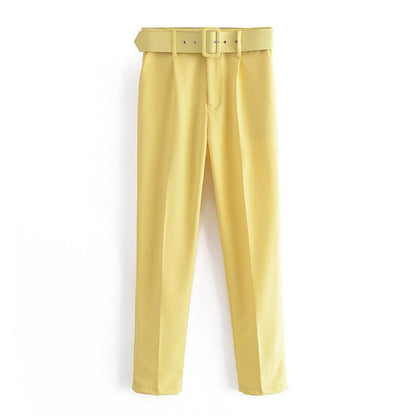 Ananya Zara Trouser With Belt - 24th Spoke