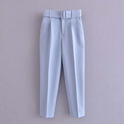 Ananya Zara Trouser With Belt - 24th Spoke