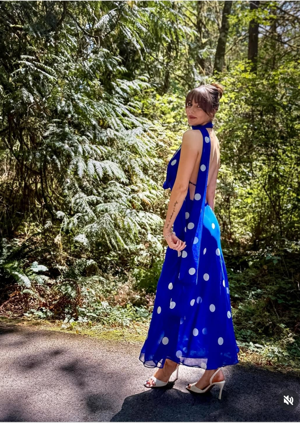 Alyssa Zara Summer Polka Dot Summer Vacation Party Dress