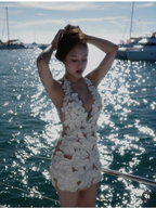 Amanda Summer Halter Vacation Dress