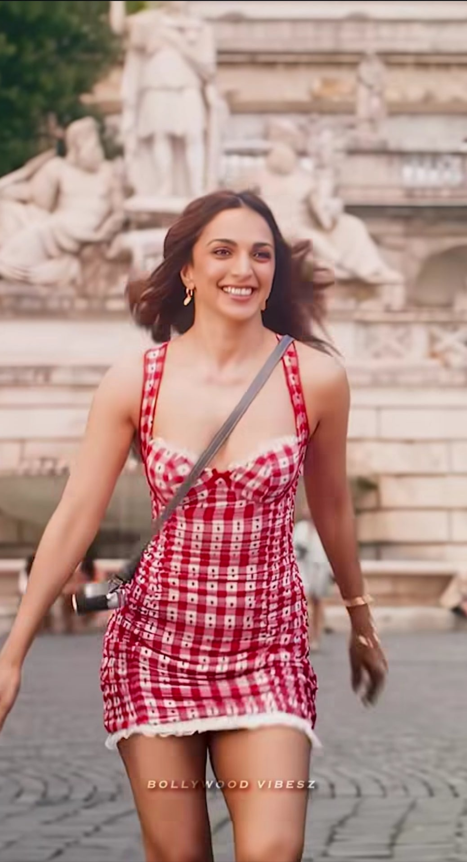 Kiara War 2 Hot Red Plaid Dress