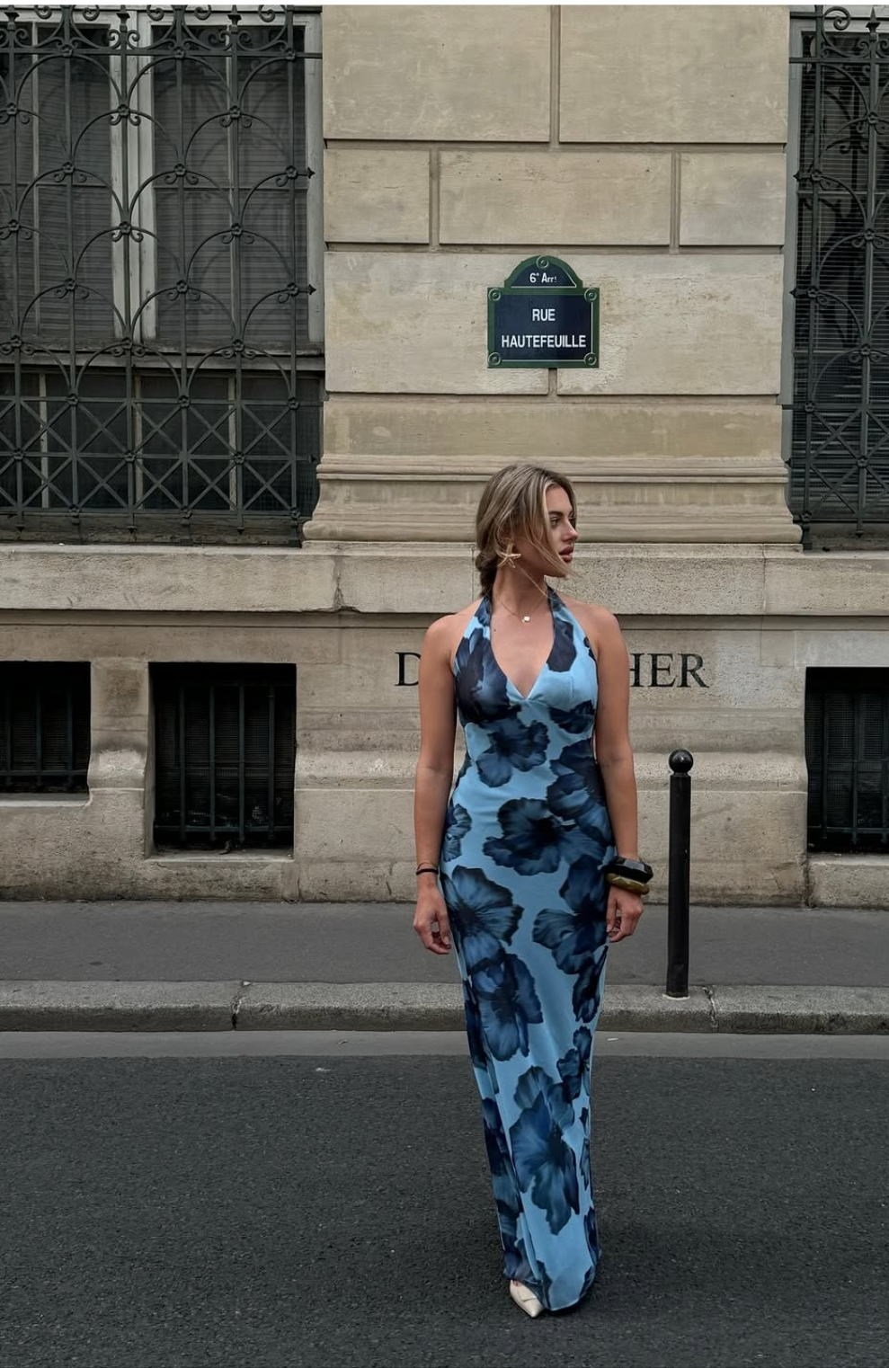 Sandra Summer Print Long Dress