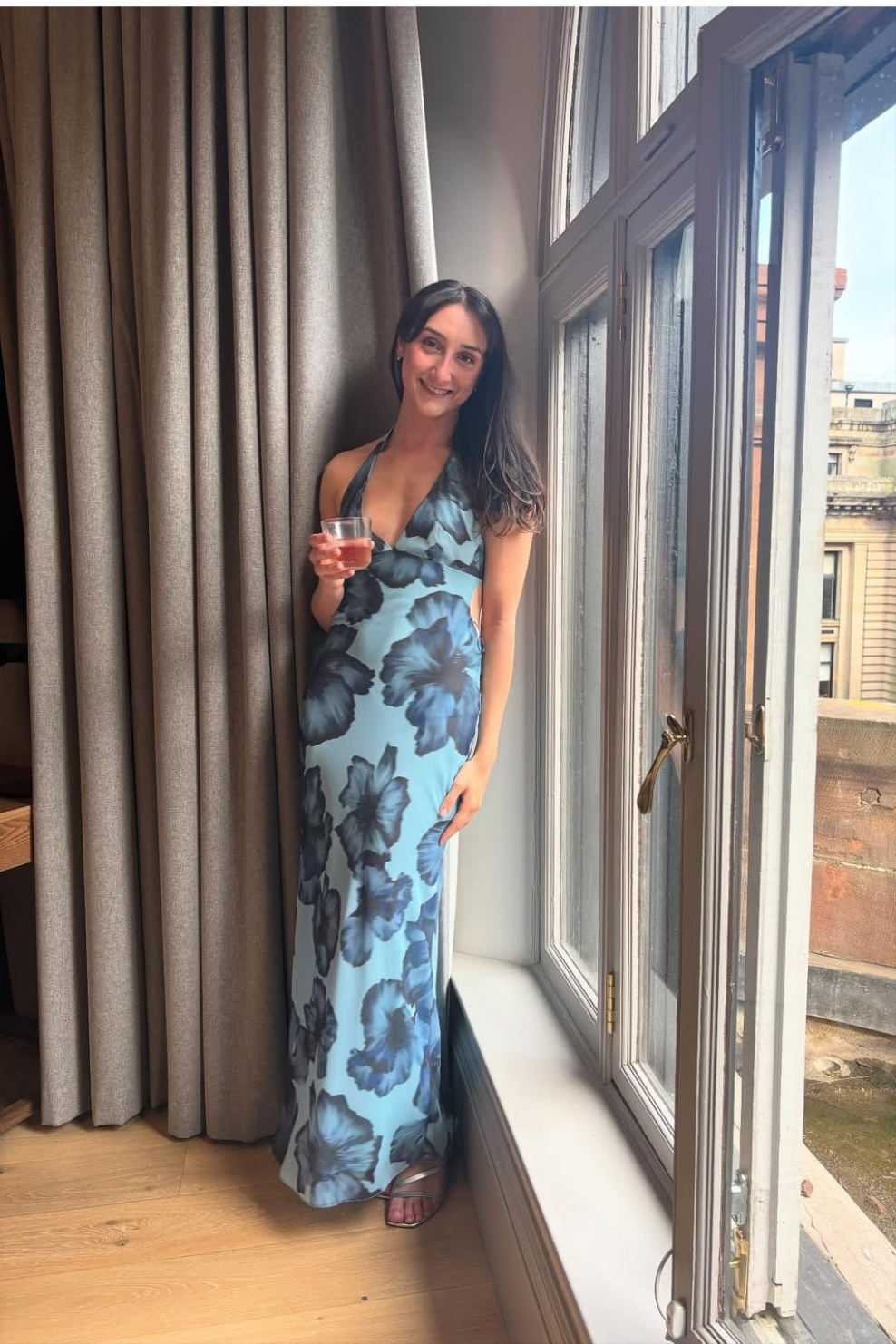 Sandra Summer Print Long Dress