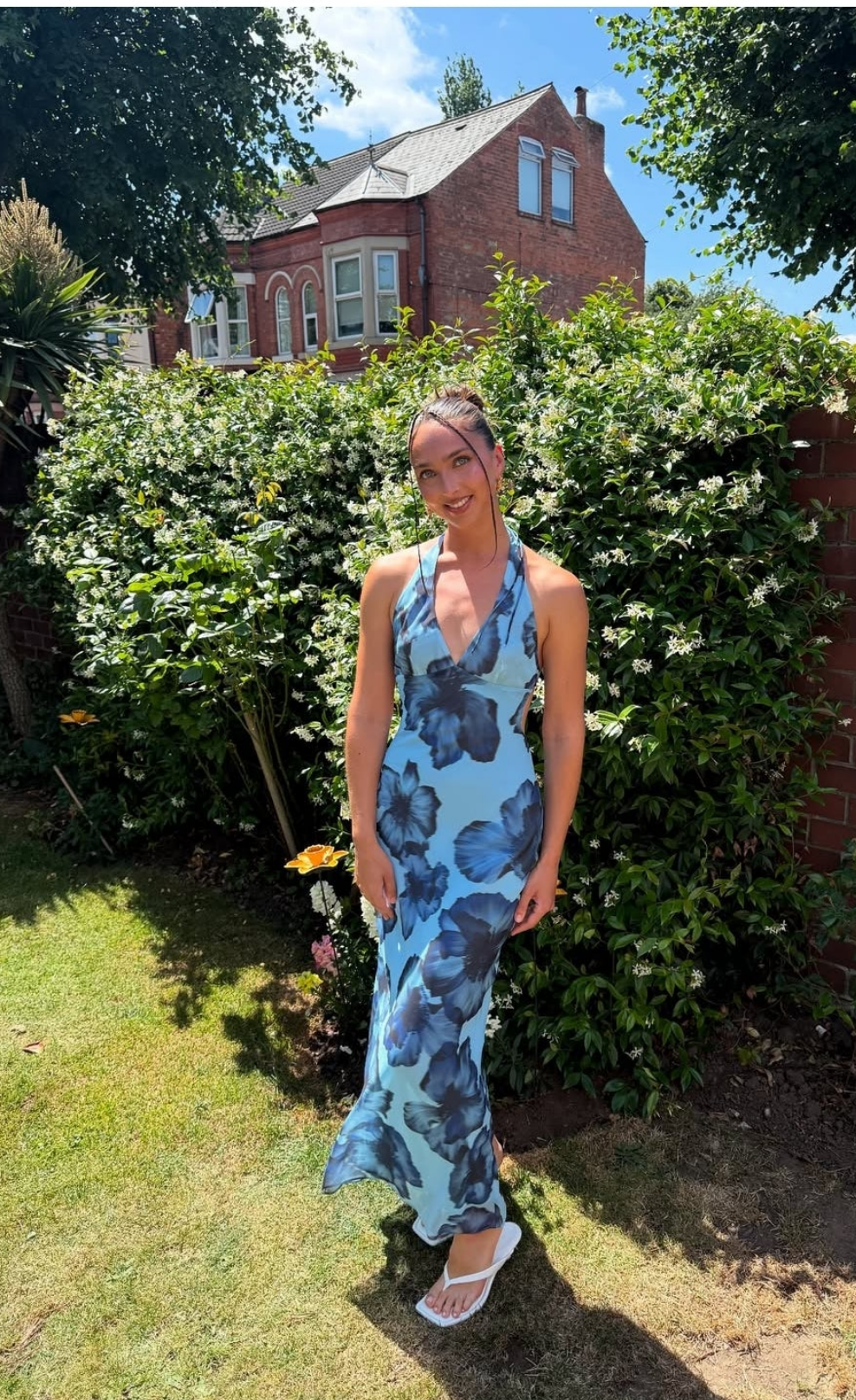 Sandra Summer Print Long Dress