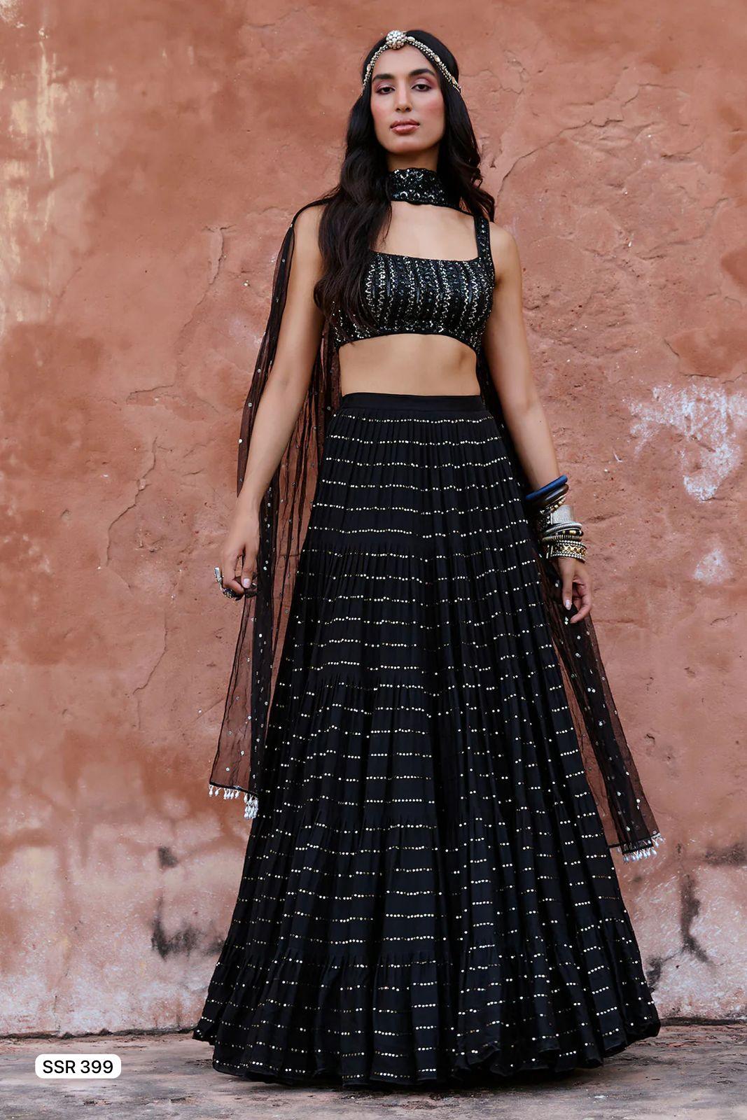 Deepika Black Lehenga, Deepika Lehenga - 24th Spoke