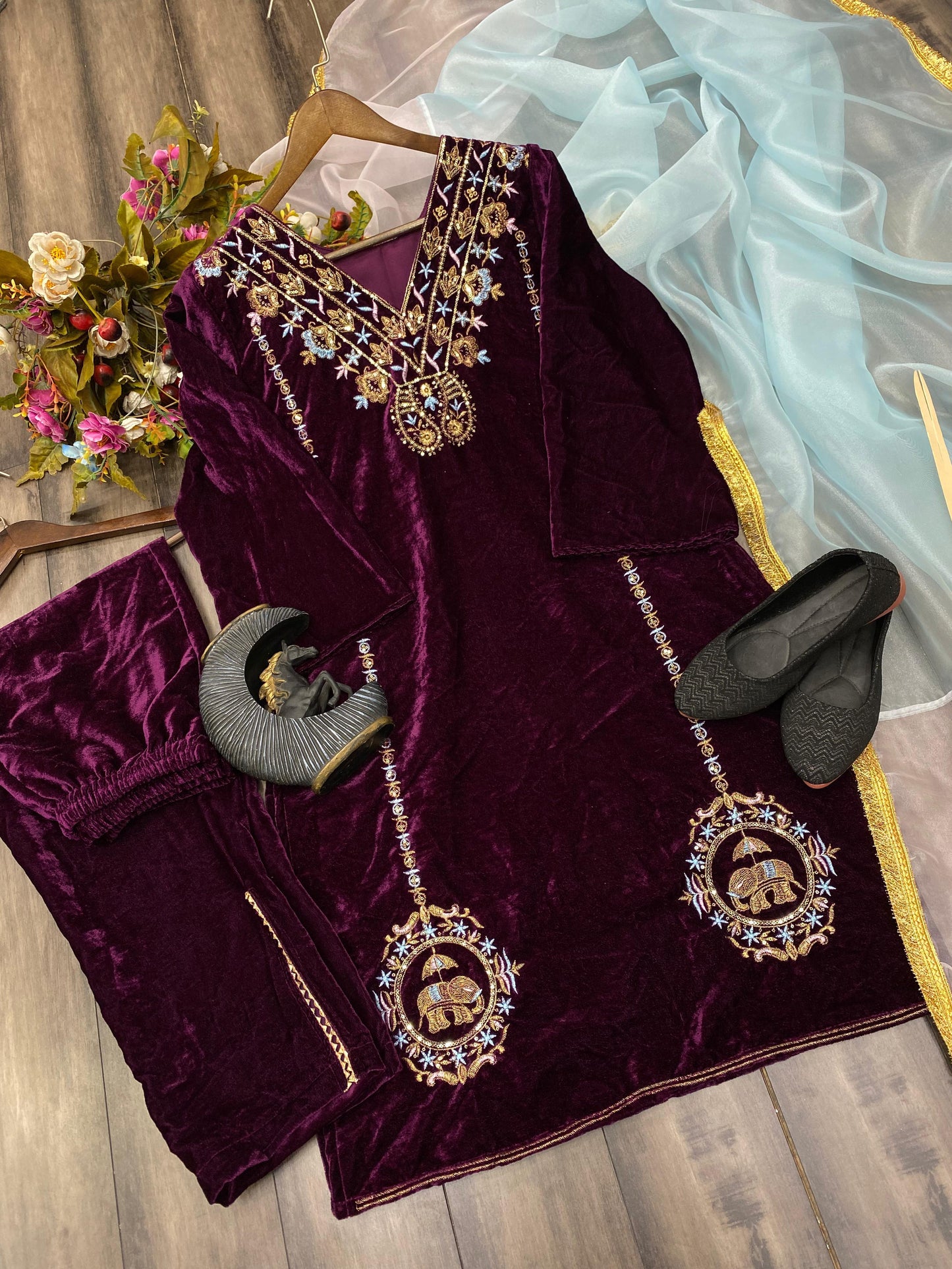 Wedding Wear velvet Suit - 24th Spoke