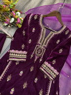 Lohri festive Special velvet salwar suit - 24th Spoke