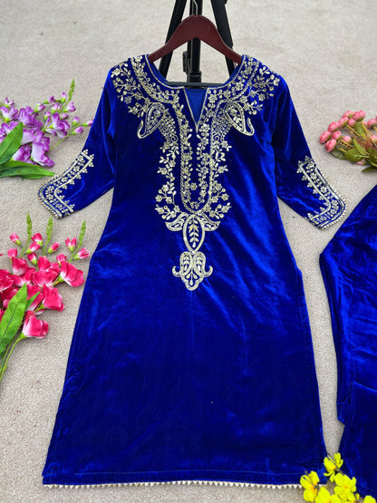 Wedding Festive Designer Velvet Suit - 24th Spoke