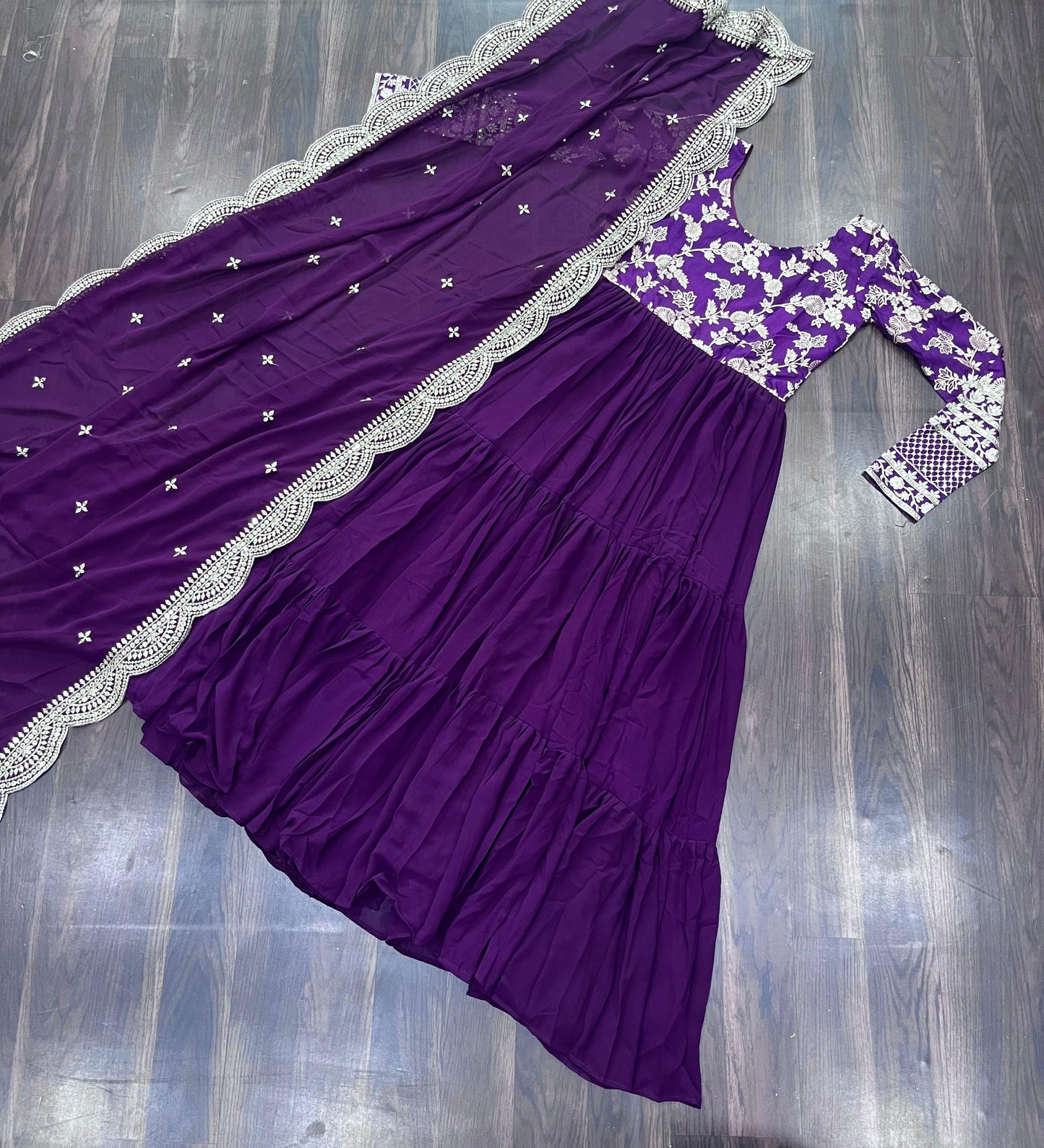 Readymade Anarkali  Gown with Dupatta