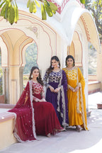 Readymade Anarkali  Gown with Dupatta