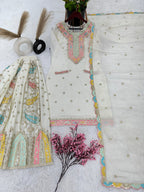 Alia bhatt off White Ready to wear  Sharara Set