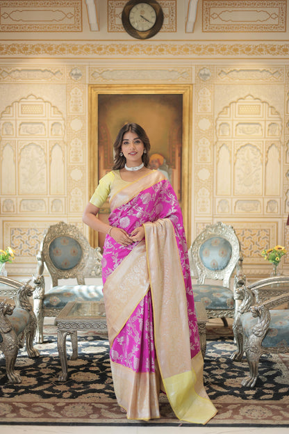 Kanjivaram Silk saree for Wedding and Party