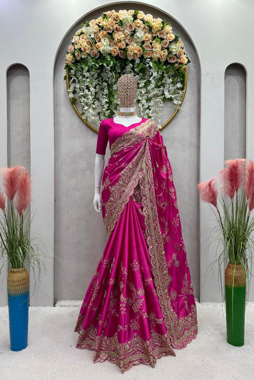 Designer Wedding wear Saree