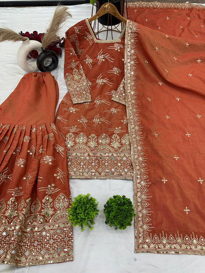 Pakistani style Readymade Sharara set for wedding