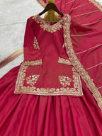 Designer Royal Kurti with lehenga set for party and wedding wear