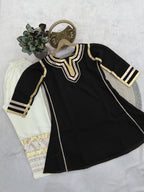 Kareena inspired full stitched Chanderi kurta set