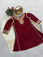 Kareena inspired full stitched Chanderi kurta set