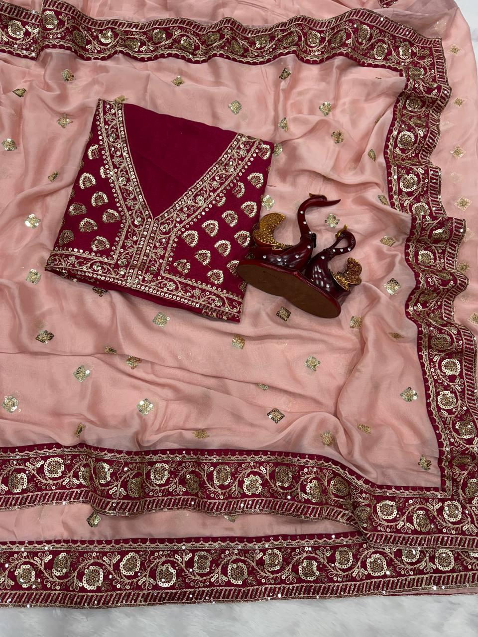 Chitrangada Singh Bollywood actress inspired Sequin Saree for festival and wedding