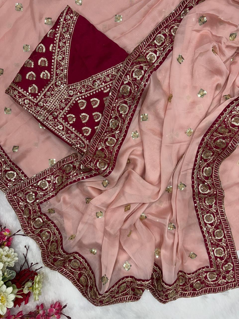 Chitrangada Singh Bollywood actress inspired Sequin Saree for festival and wedding