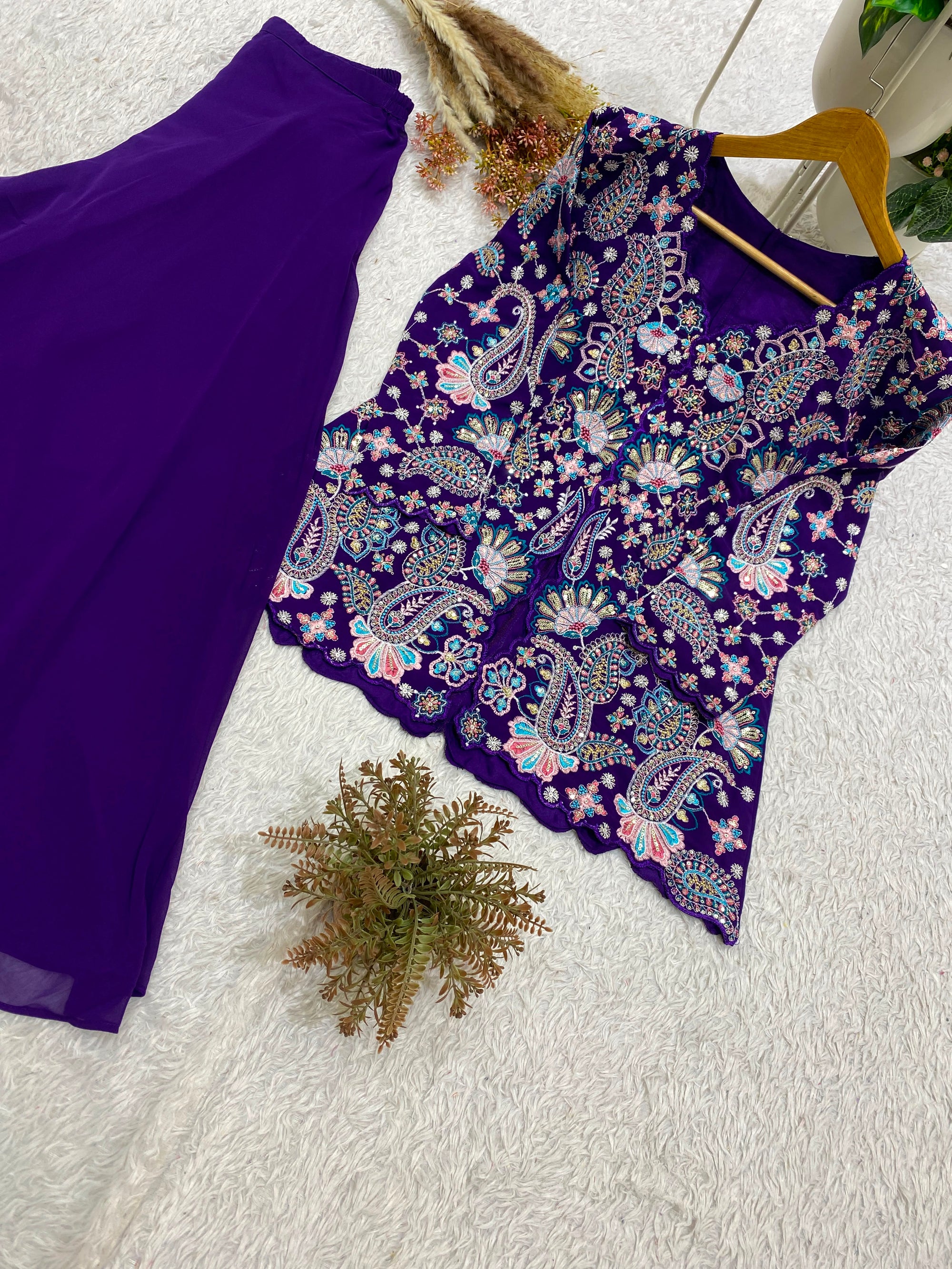 Shreya Ghoshal inspired bollywood style Fully Stitched Partywear Set