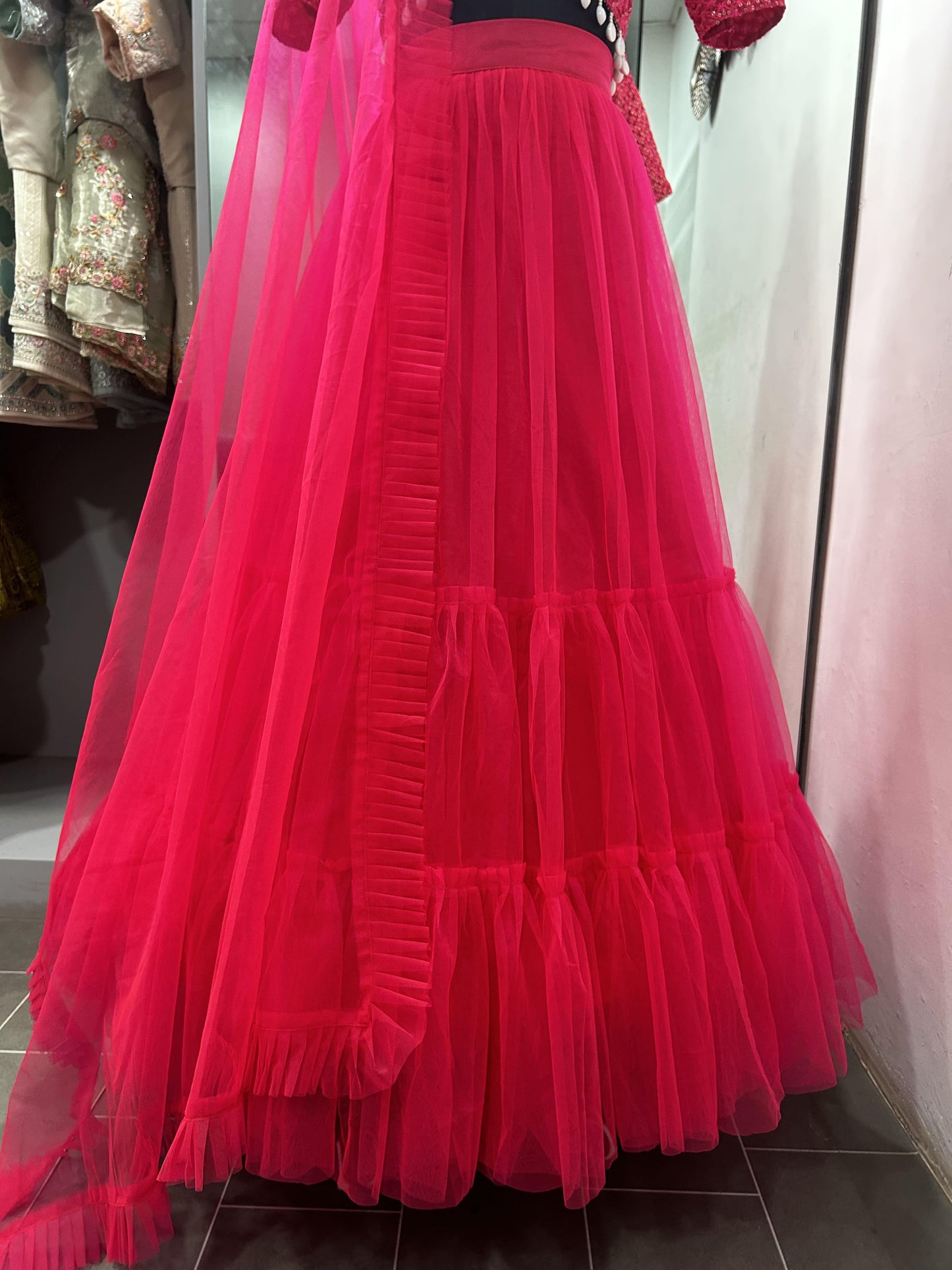 Celebrity Ruffle Lehenga, wedding Collection - 24th Spoke