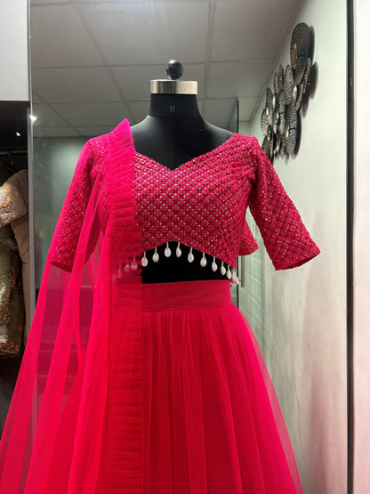 Celebrity Ruffle Lehenga, wedding Collection - 24th Spoke