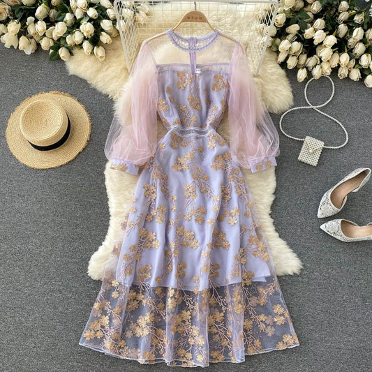 Lily Fairy Embroidery Party Dress - 24th Spoke