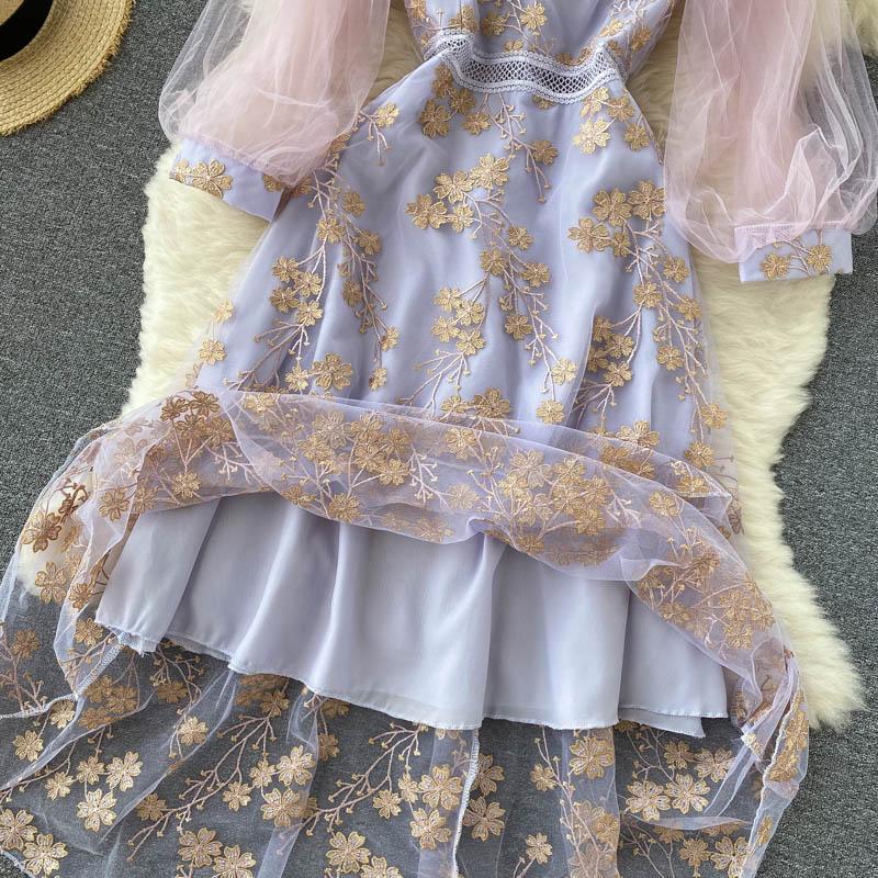 Lily Fairy Embroidery Party Dress - 24th Spoke