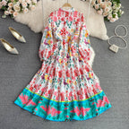Emmy A line Summer Floral Dress - 24th Spoke