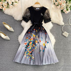 Eliza Summer Bubble Pleated Birthday Dress - 24th Spoke