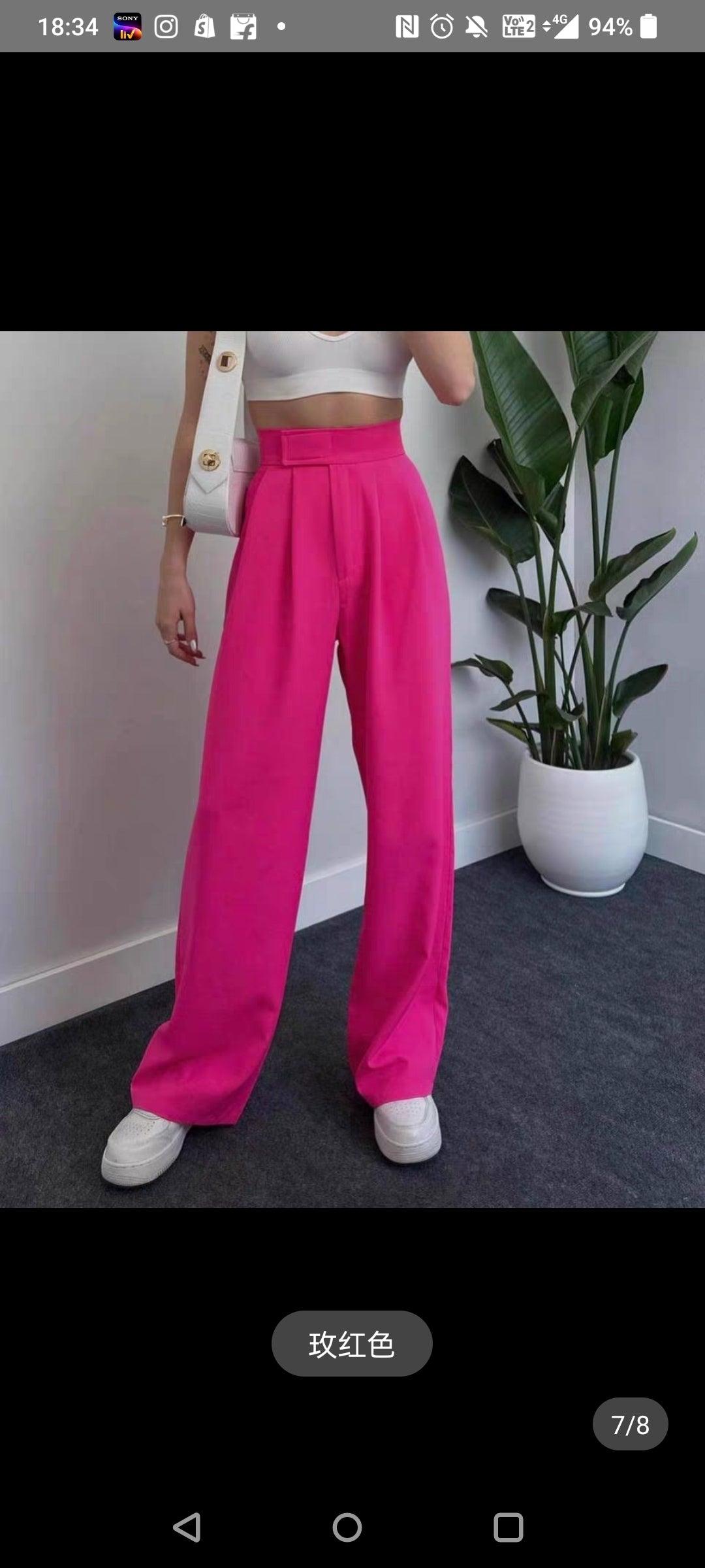 Sasha Wide Leg Trousers - 24th Spoke