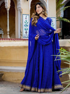 Bollywood Actress Alia Bhatt inspired Beautiful Bandhani Leheriya Print Lehenga choli set