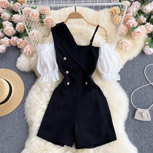 Bristol Puff Sleeve Summer Jumpsuit - 24th Spoke