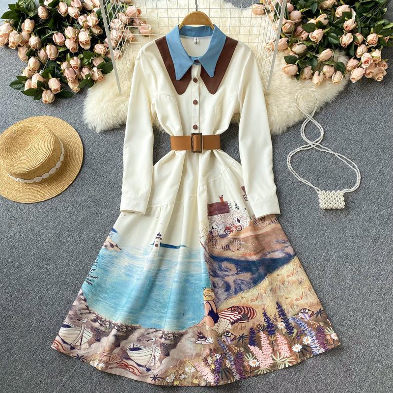 Sawyer Swing Long Dress - 24th Spoke