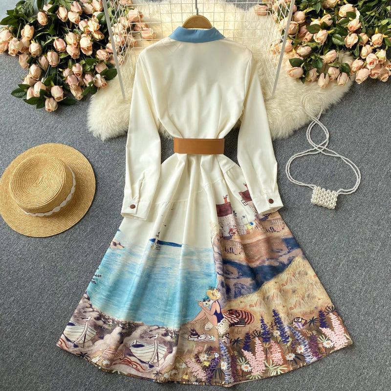 Sawyer Swing Long Dress - 24th Spoke