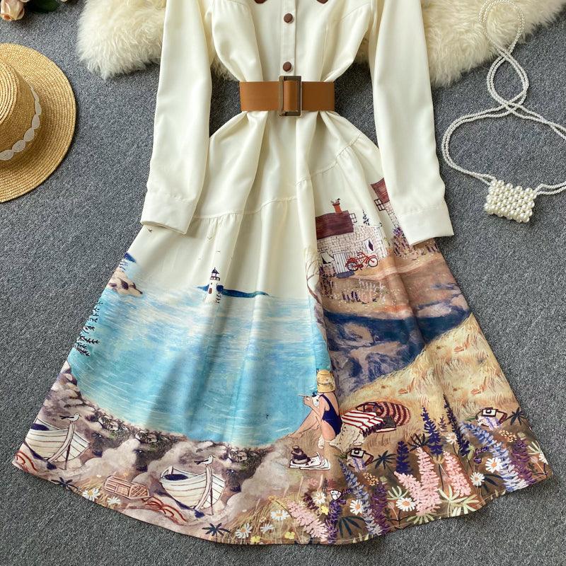 Sawyer Swing Long Dress - 24th Spoke