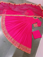 Deepika Pink Anarkali Gown,Alia Pink Anarkali - 24th Spoke