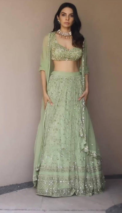 Alia Sabyasachi Lehenga, Wedding Collection Lehanga Choli set, Diwali Party look - 24th Spoke