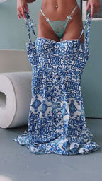 Rachel Summer Vacation Slit Dress