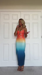 Jessica Summer Beach Party Sequins Dress
